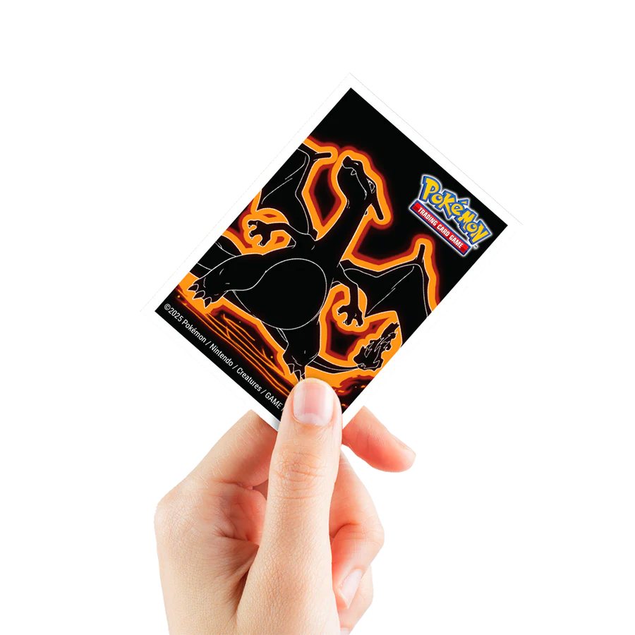 Neon Kanto 105ct APEX DECK PROTECTOR® Sleeves Charizard for Pokémon