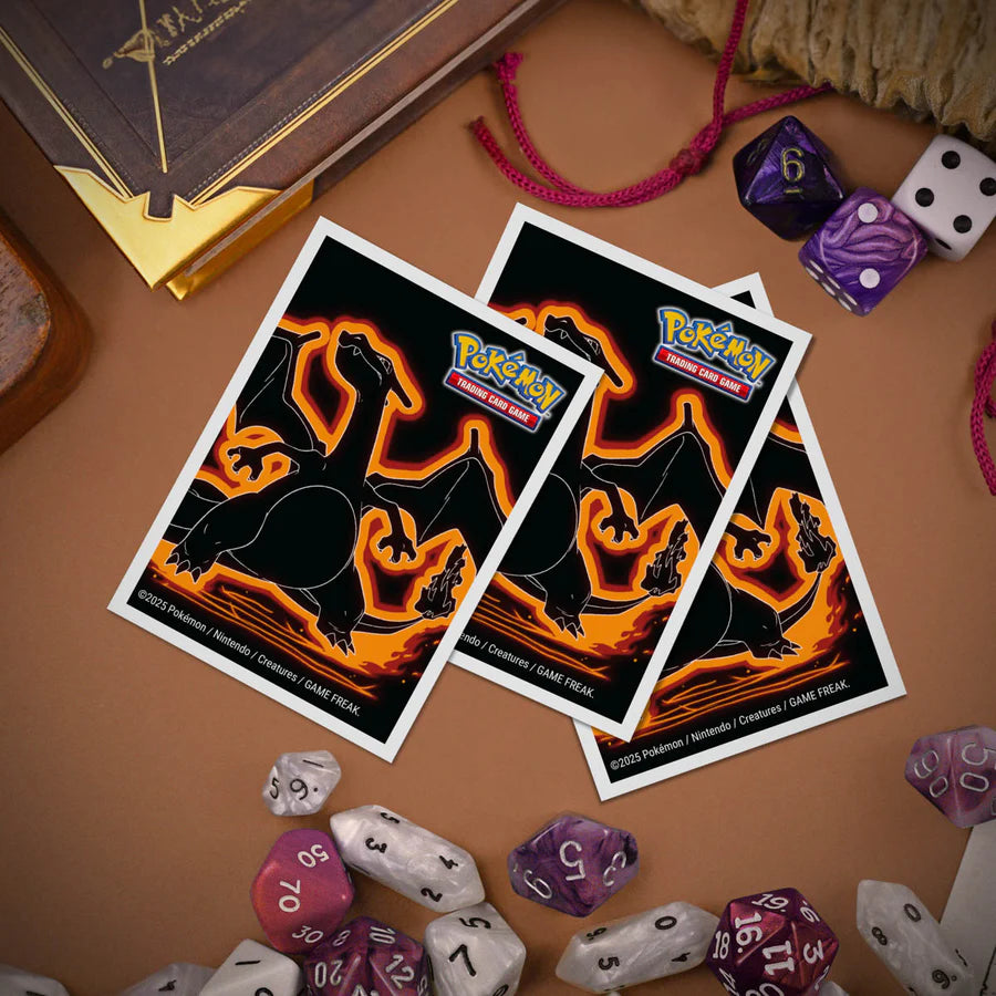 Neon Kanto 105ct APEX DECK PROTECTOR® Sleeves Charizard for Pokémon