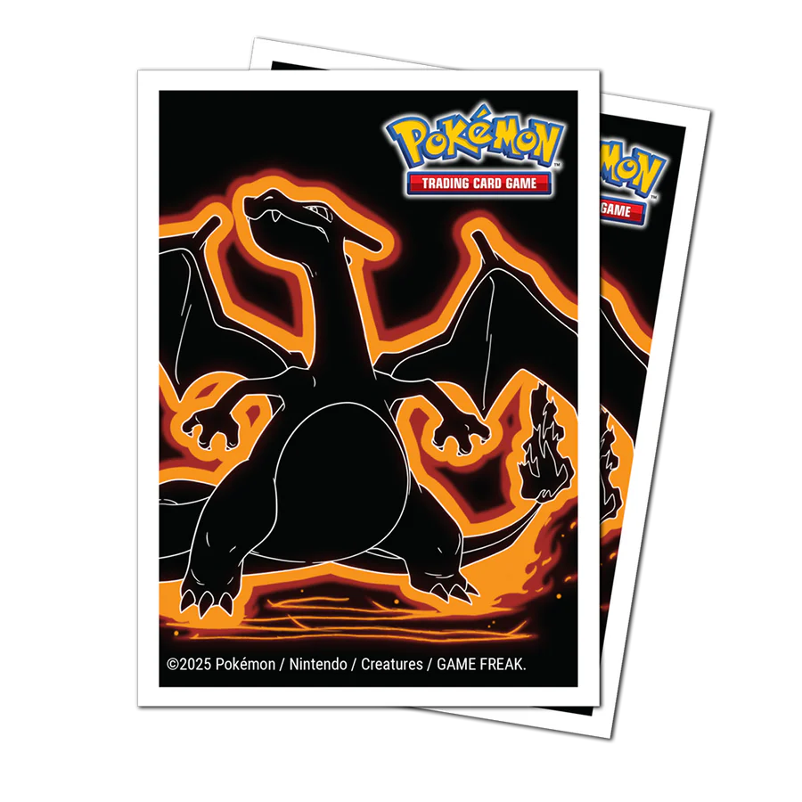 Neon Kanto 105ct APEX DECK PROTECTOR® Sleeves Charizard for Pokémon