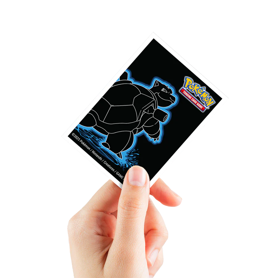 Neon Kanto 105ct APEX DECK PROTECTOR® Sleeves Blastoise for Pokémon