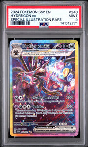 2024 Pokémon Ssp EN Surging Sparks Hydreigon EX #240 SIR PSA 9 PSA official front scan