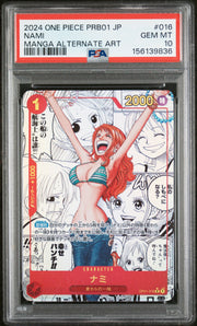 2024 Pokémon Nami #016 Manga Alternate Art PSA 10 PSA official front scan