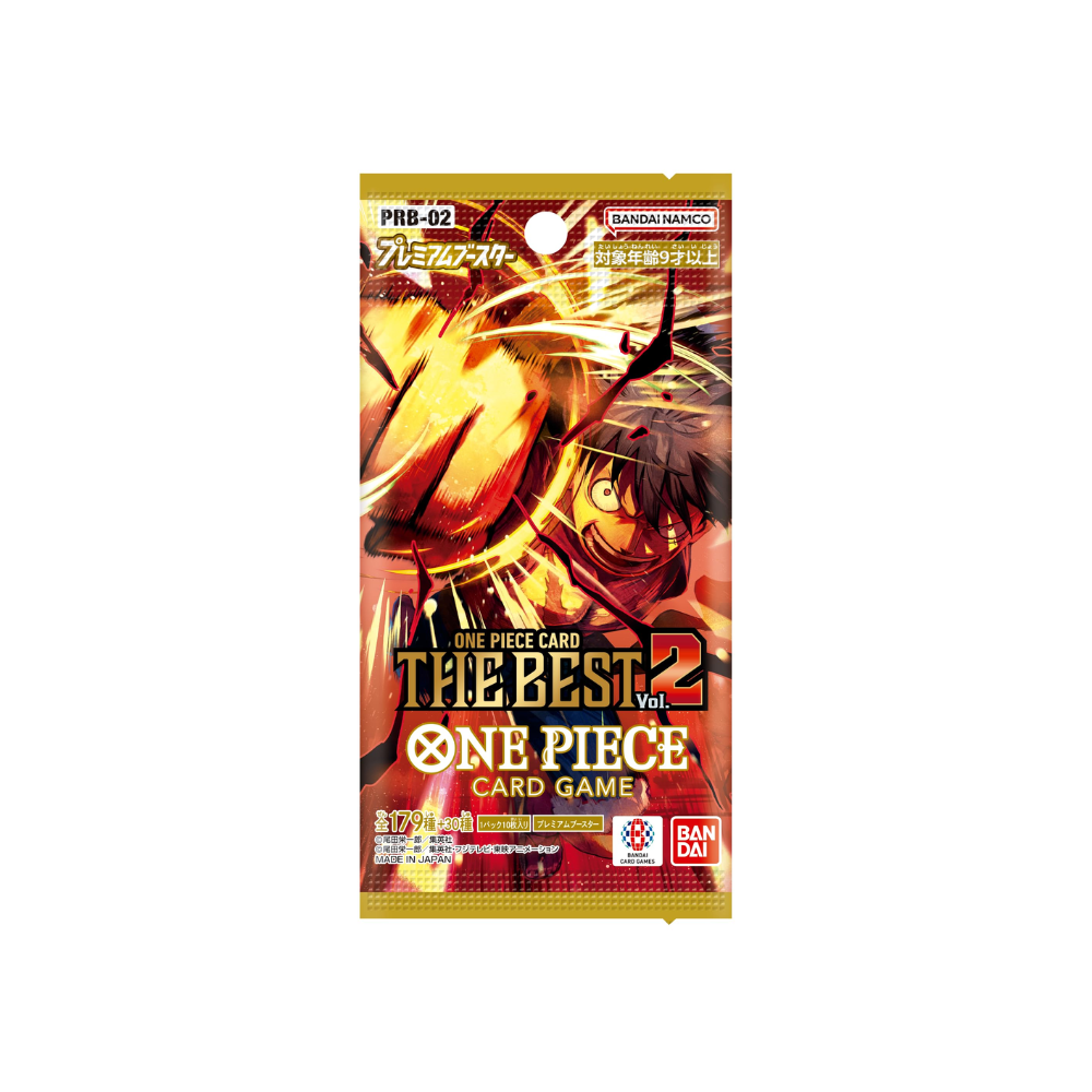 Japanese PRB-02 The Best Vol. 2 Booster Pack One Piece Card Game