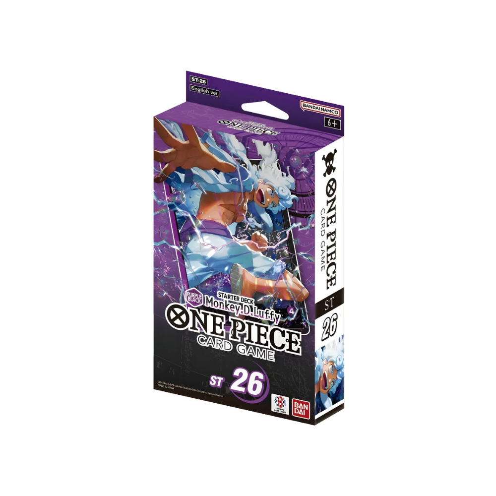 English ST-26: One Piece Card GameStarter Deck: PURPLE/BLACK Monkey.D.Luffy
