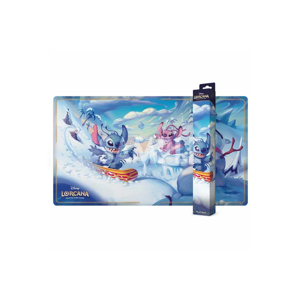 Lorcana TCG: Hyperia City Playmat - Snowboarding Stitch