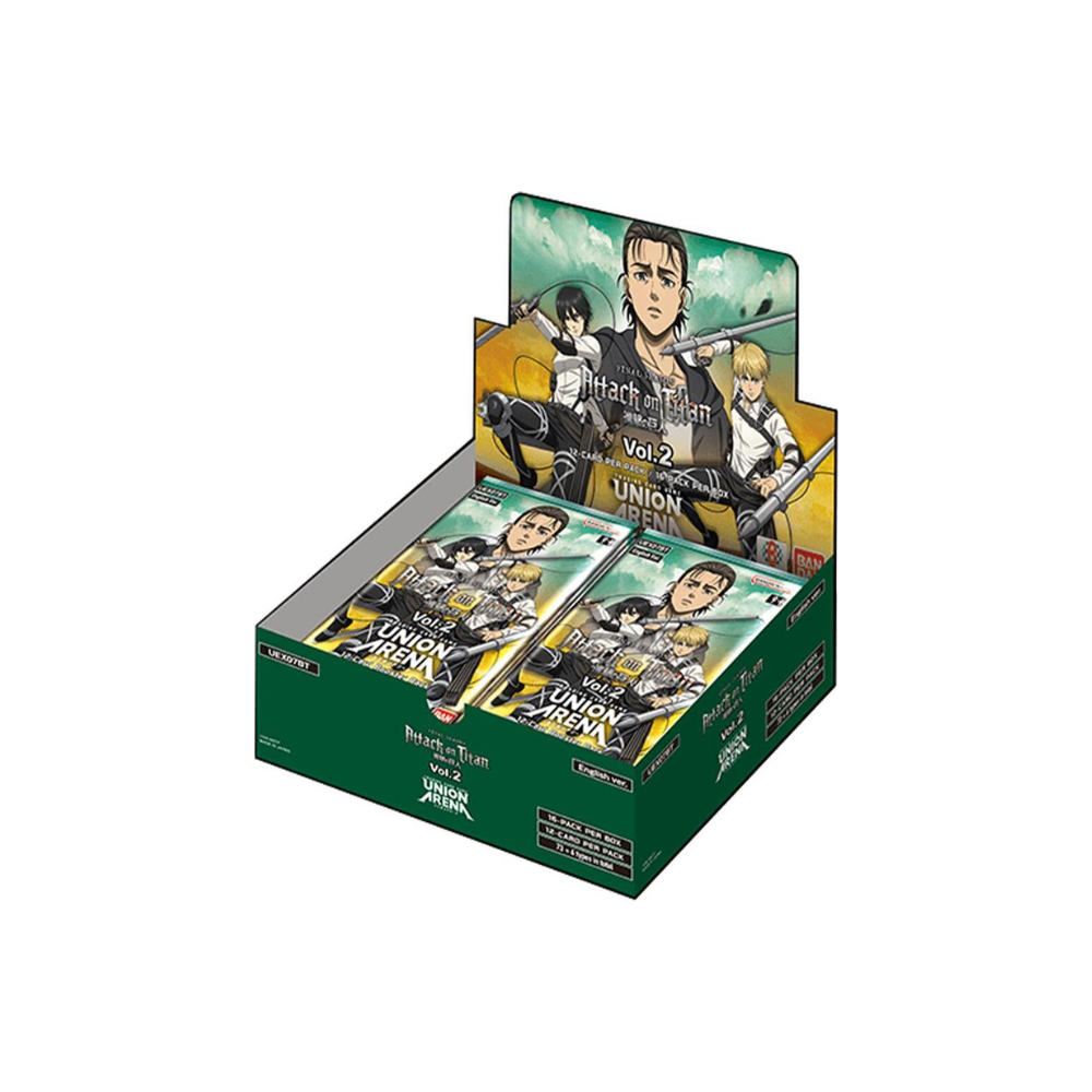 English Union Arena Attack on Titan Vol. 2 Booster Box