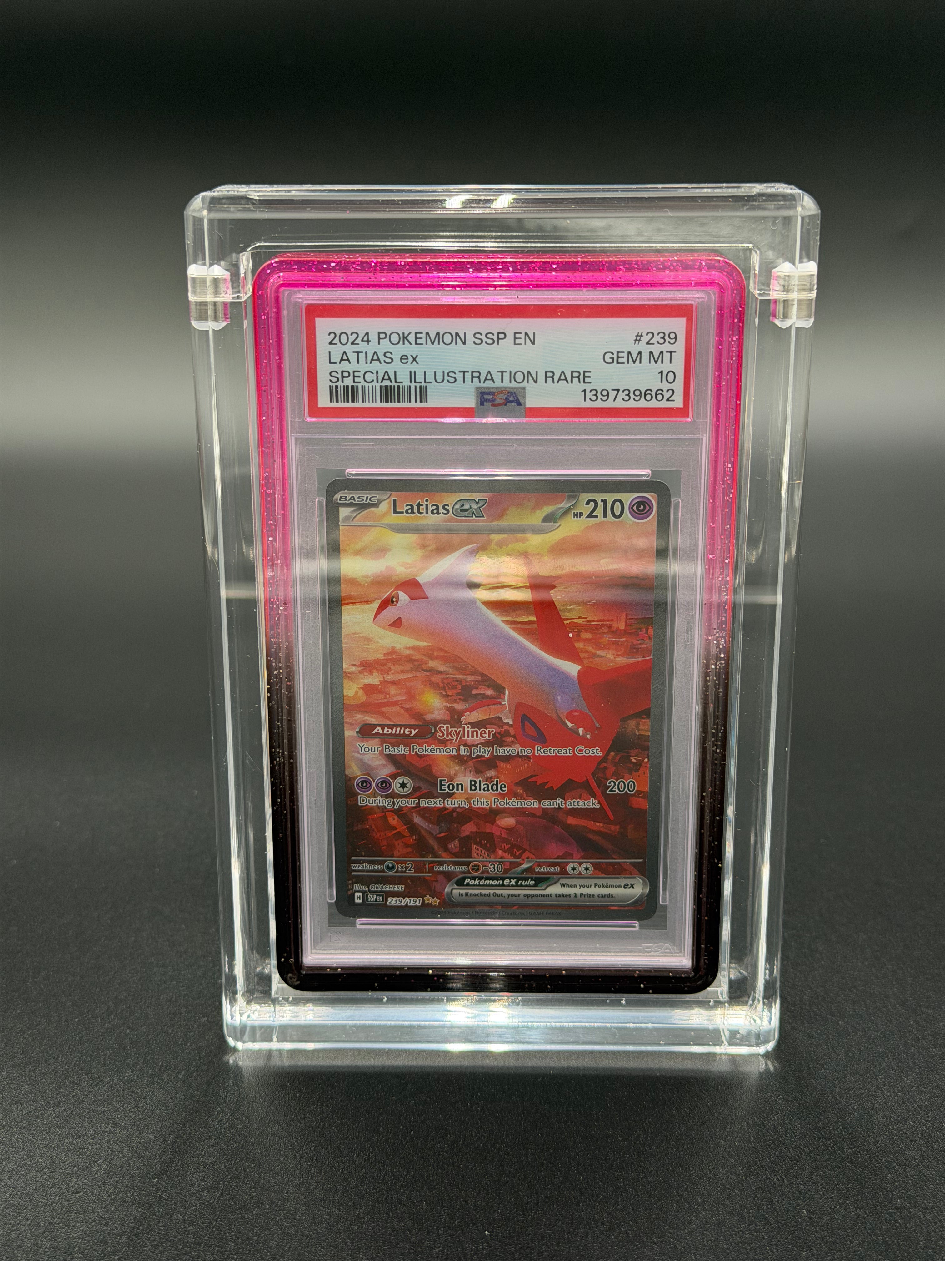 PSA, BGS Acrylic Slab Case with Magnetic Lid