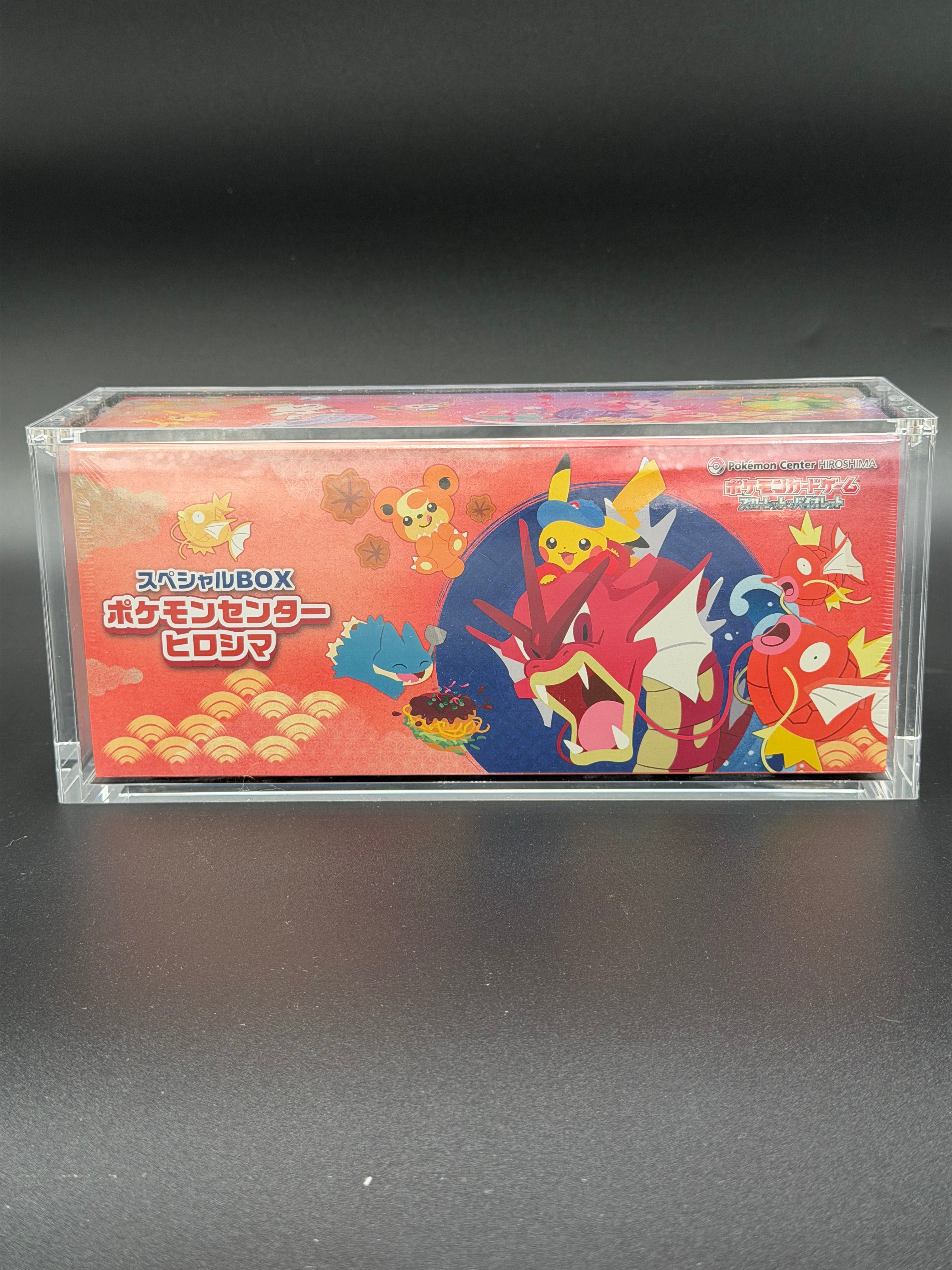 Pokemon center Tohoku Hiroshima Fukuoka Special Box set Acrylic Case with Magnetic Lid