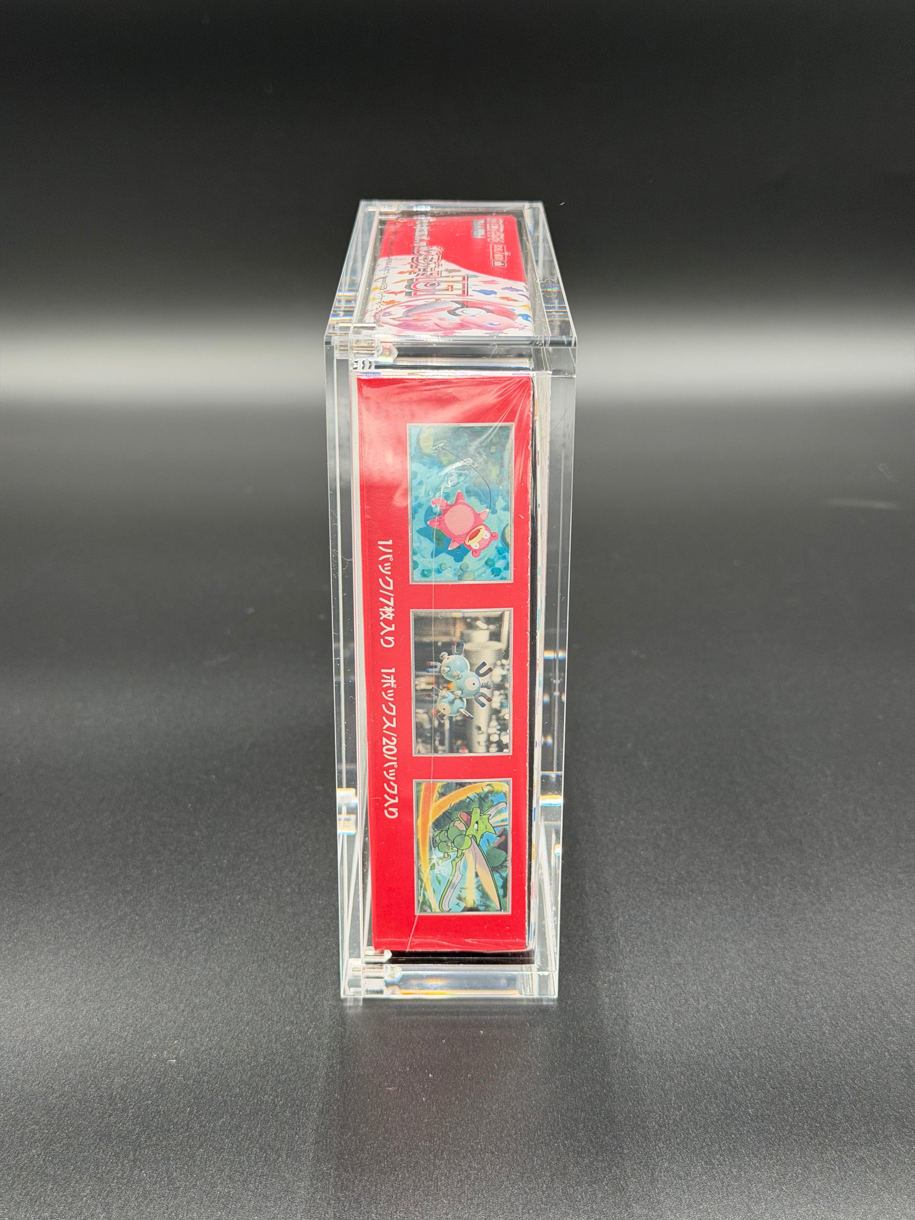 Acrylic Japanese Pokemon Booster Box Case with Magnetic Lid