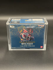 English One Piece  OP01/OP03 White Bottom Booster Box Acrylic Case