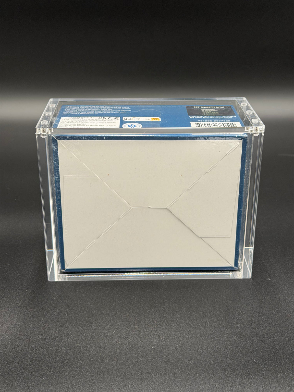 English One Piece  OP01/OP03 White Bottom Booster Box Acrylic Case