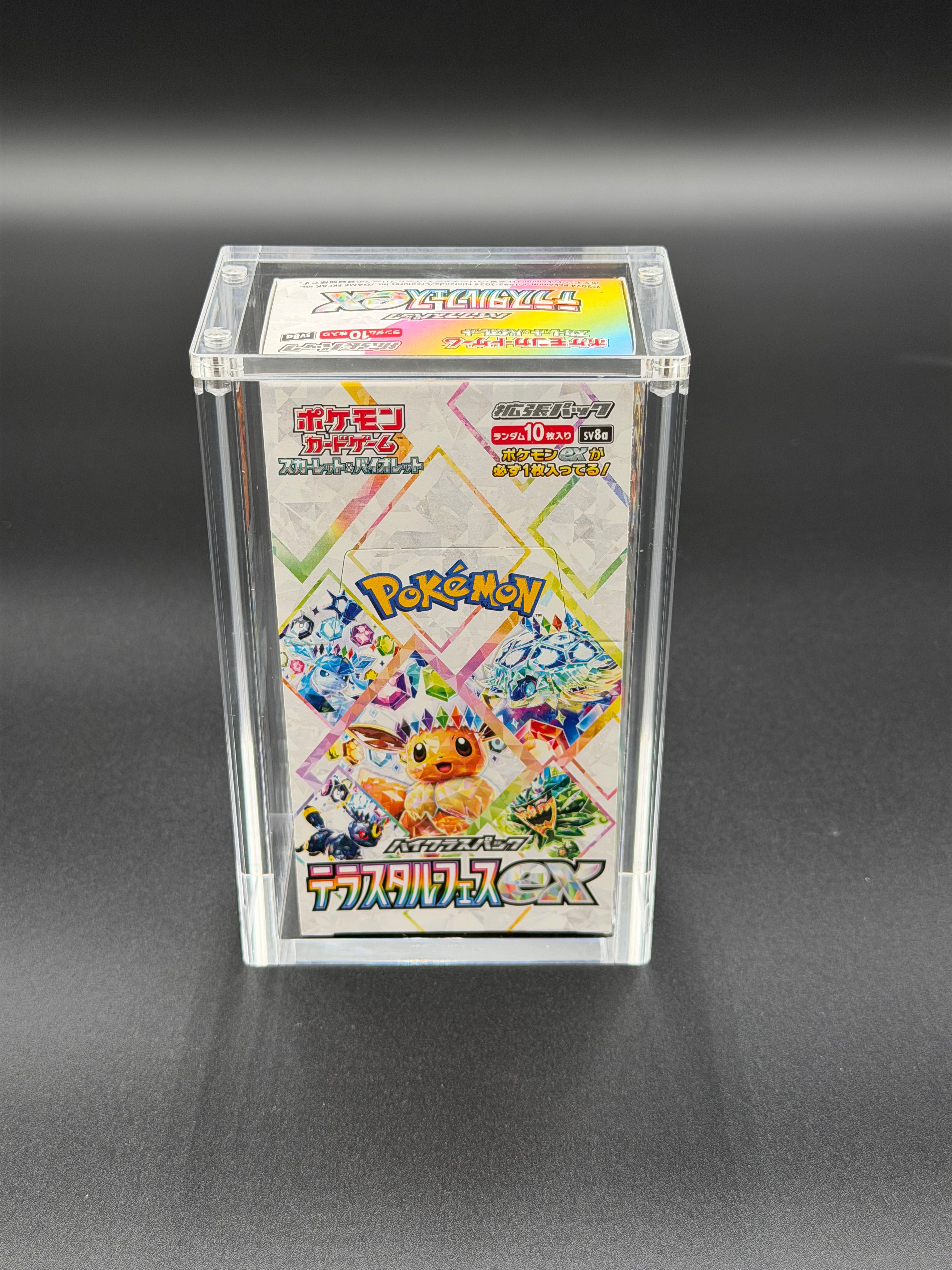 Acrylic Japanese Pokemon TCG High Class Booster Box Case