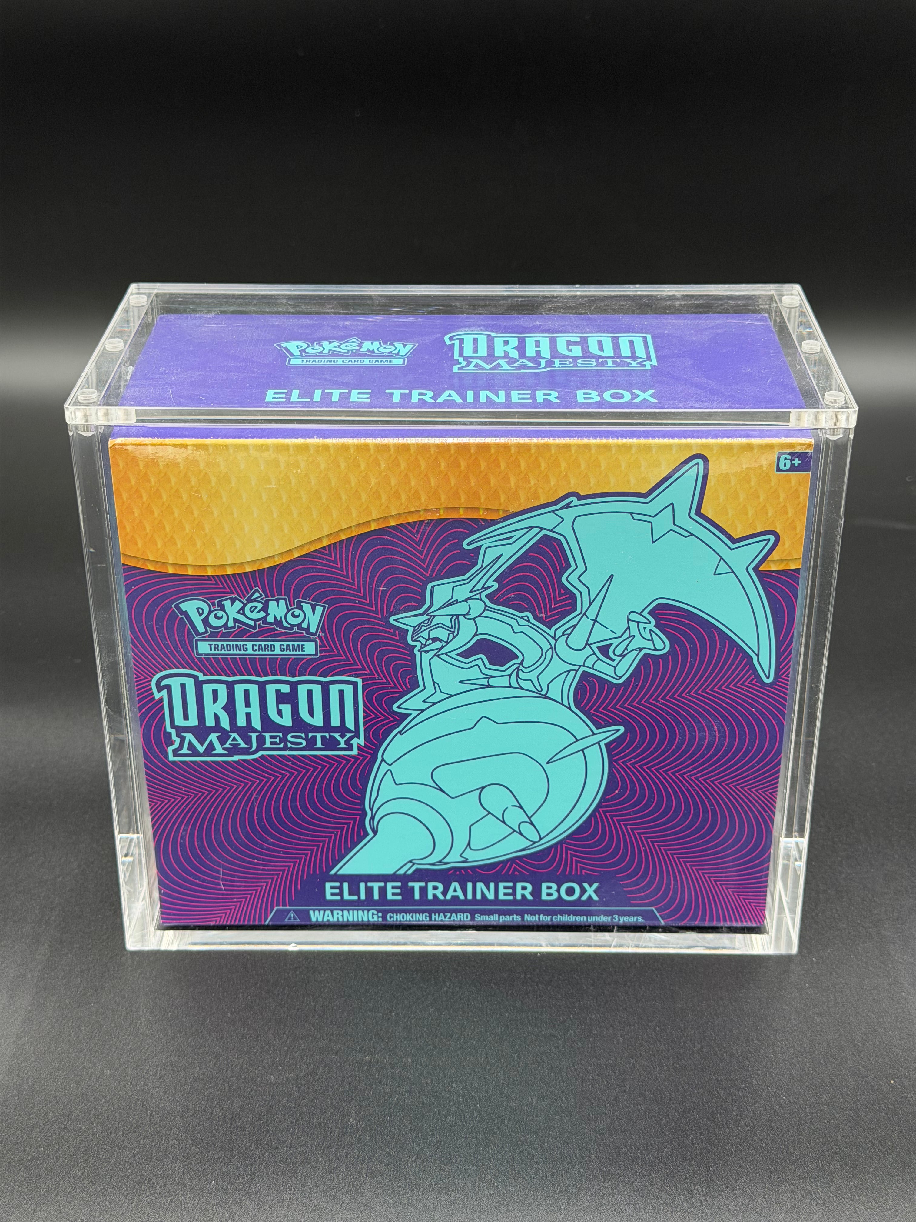 Acrylic Elite Trainer Box Case with Magnetic Lid
