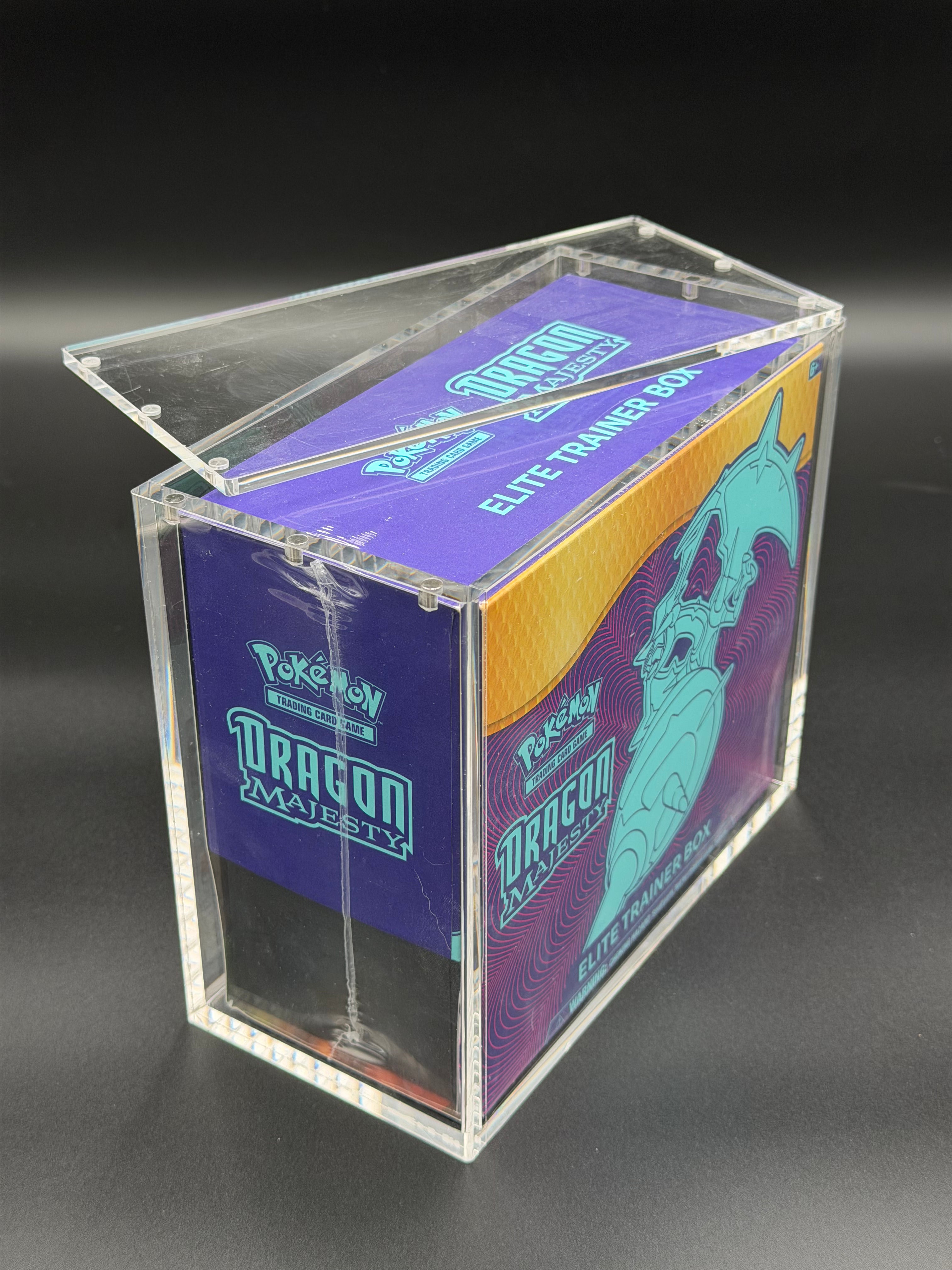 Acrylic Elite Trainer Box Case with Magnetic Lid