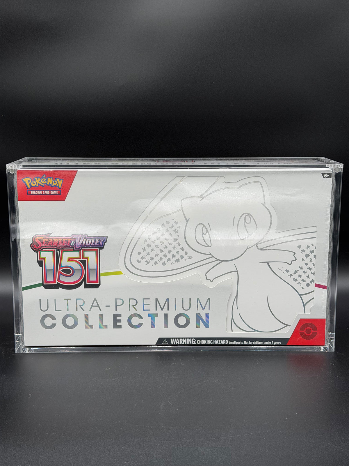 Acrylic Pokemon 151 Mew/Mega Charizard Ultra Premium Collection Case