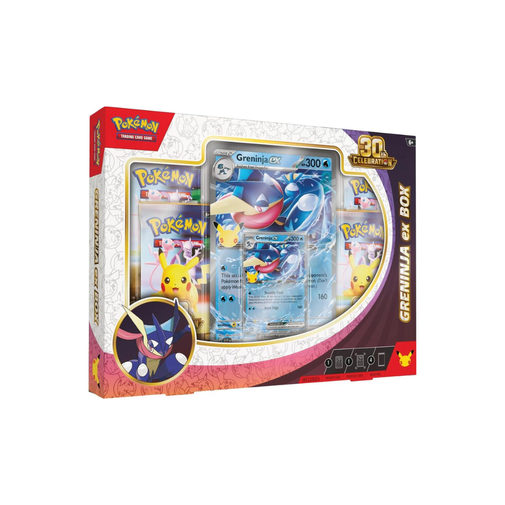 English Pokemon TCG 30th Celebration Greninja EX Box