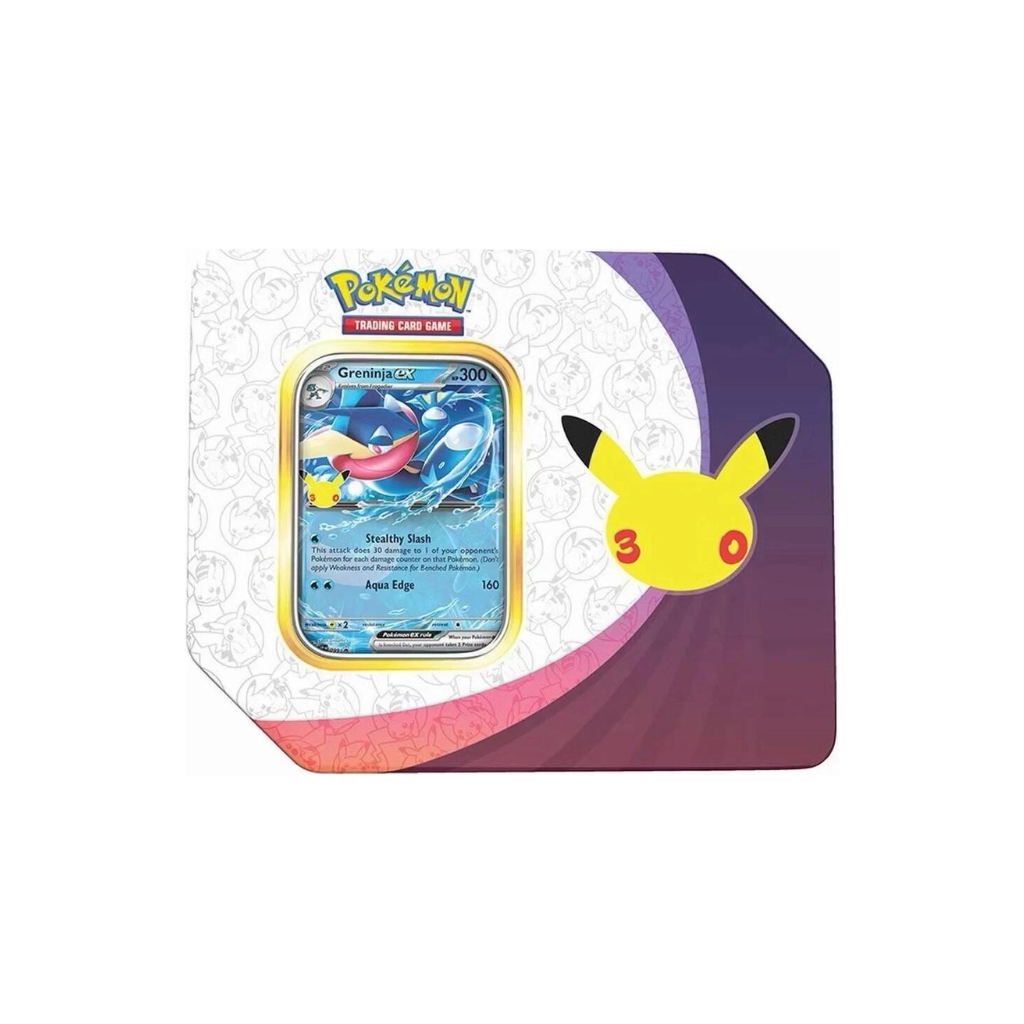 English Pokemon TCG 30th Celebration Greninja EX Tin