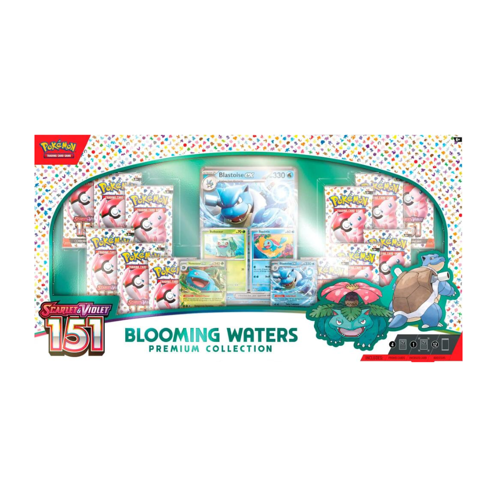 English Pokemon TCG Pokemon 151 Blooming Waters Collection Box