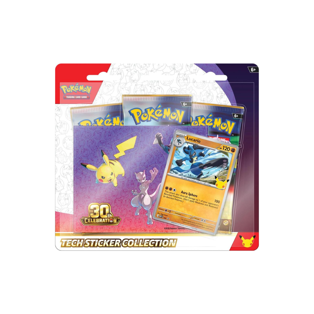 English Pokemon TCG 30th Celebration Tech Sticker [Lucario]
