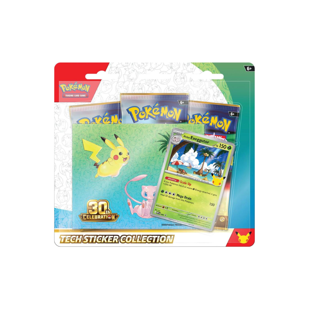 English Pokemon TCG 30th Celebration Tech Sticker Collection [Alolan Exeggutor]