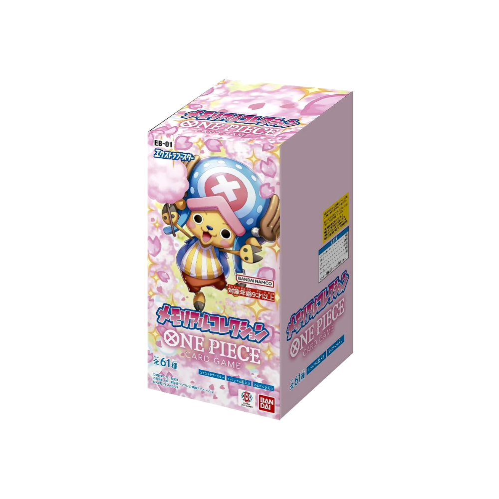 Japanese EB-01 Memorial Collection Booster Box One Piece Card Game