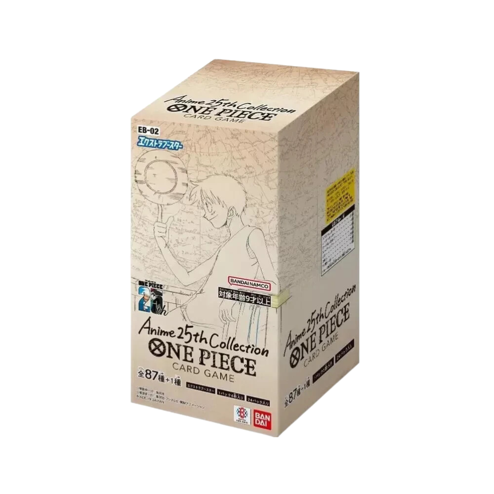 Japanese EB-02 Anime 25th Collection Booster Box One Piece Card Game