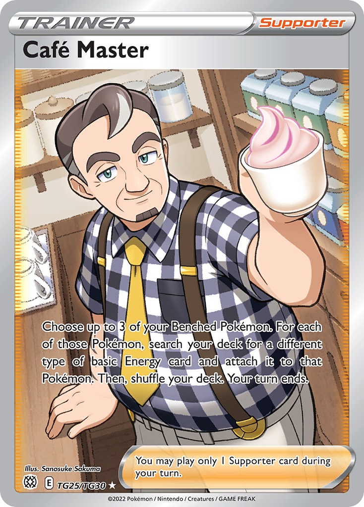 Café Master #TG25/30 - Brilliant Stars Trainer Gallery