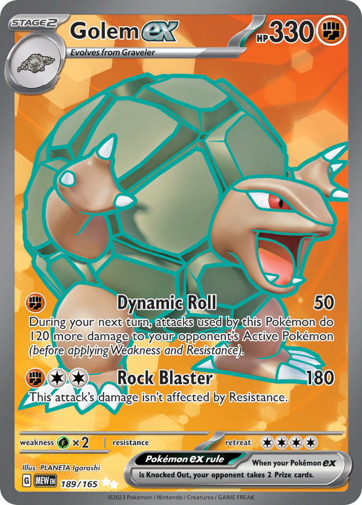 Golem ex #189/165 - 151