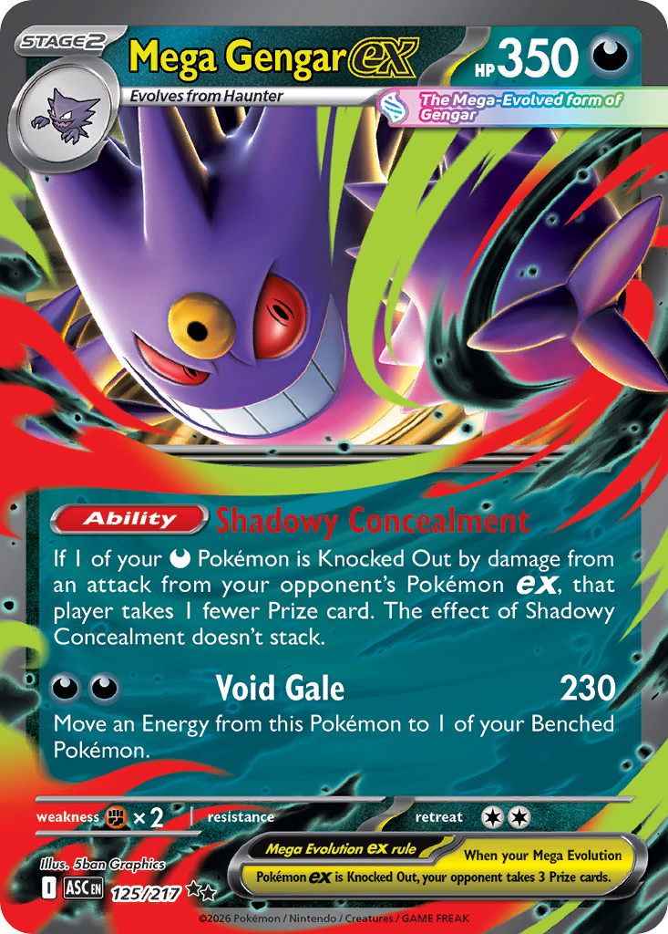 Mega Gengar ex #125/217 - Ascended Heroes