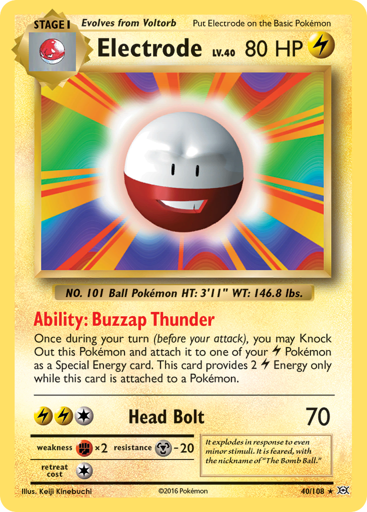 Electrode #40/108 - Evolutions