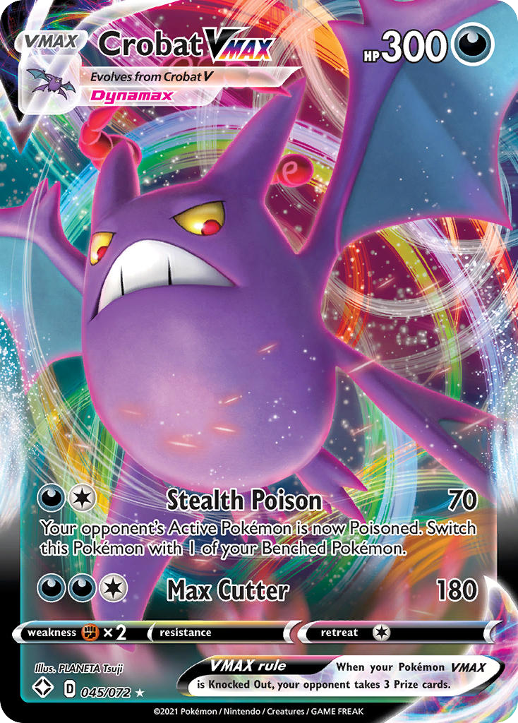 Crobat VMAX #45/72 - Shining Fates