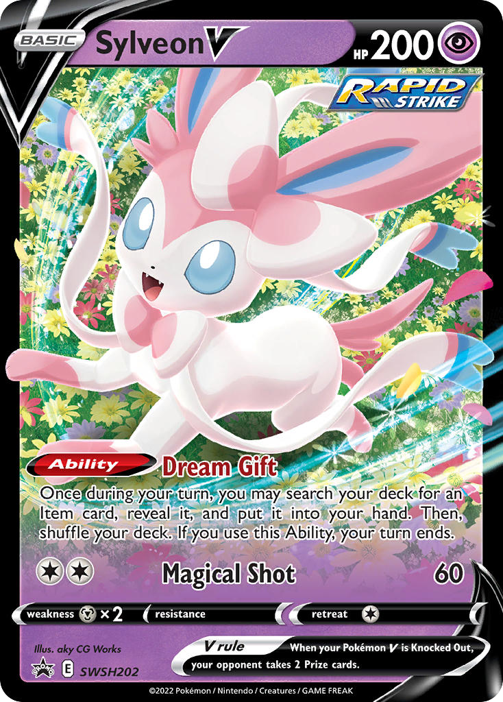 Sylveon V #SWSH202/307 - SWSH Black Star Promos