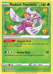 Radiant Tsareena #16/195 - Silver Tempest