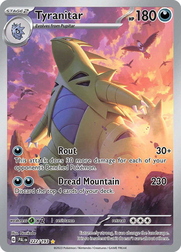 Tyranitar #222/193 - Paldea Evolved