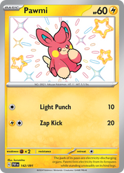 Pawmi #142/91 - Paldean Fates