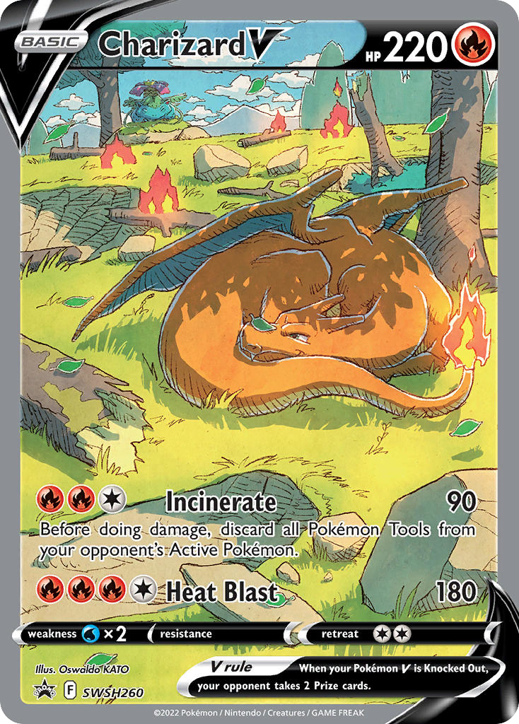 Charizard V #SWSH260/307 - SWSH Black Star Promos