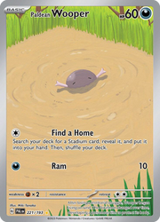 Paldean Wooper #221/193 - Paldea Evolved