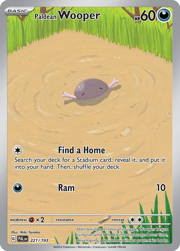 Paldean Wooper #221/193 - Paldea Evolved