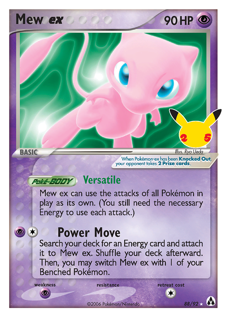 Mew ex #88/25 - Celebrations: Classic Collection