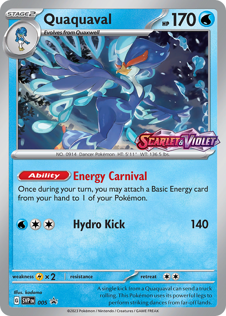 Quaquaval #5/224 - Scarlet & Violet Black Star Promos