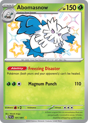 Abomasnow #101/91 - Paldean Fates