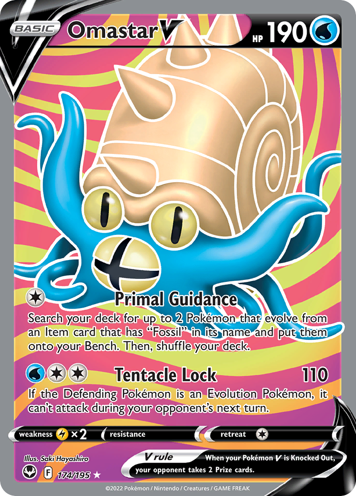 Omastar V #174/195 - Silver Tempest
