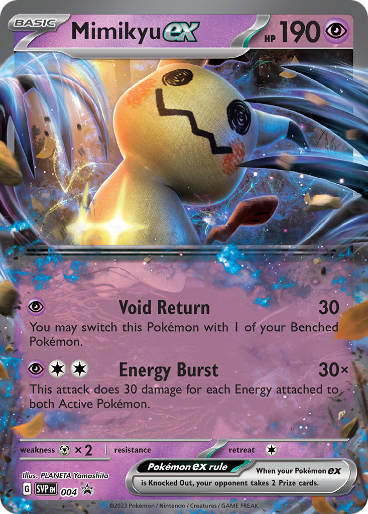 Mimikyu ex #4/224 - Scarlet & Violet Black Star Promos