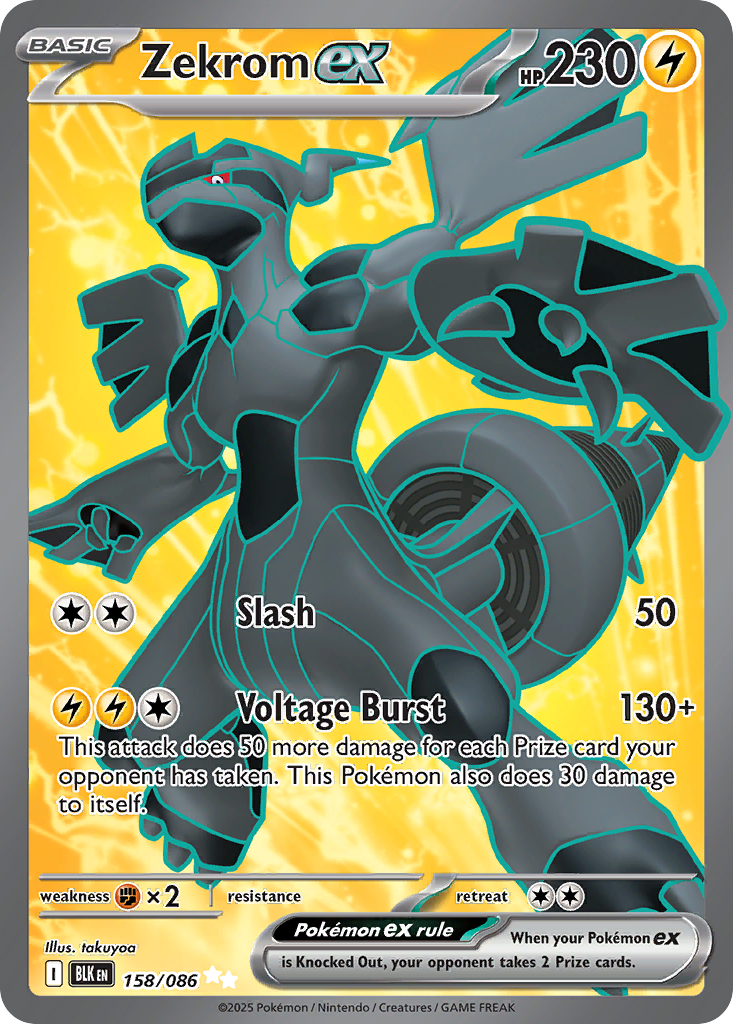 Zekrom ex #158/86 - Black Bolt
