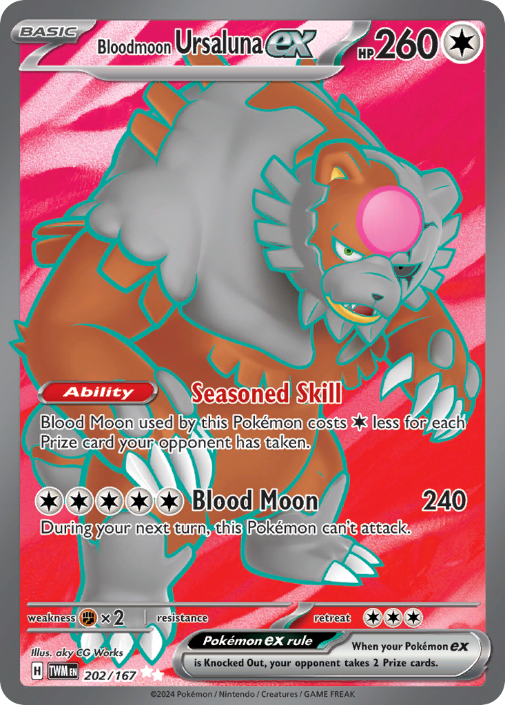 Bloodmoon Ursaluna ex #202/167 - Twilight Masquerade