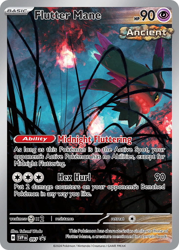 Flutter Mane #97/224 - Scarlet & Violet Black Star Promos