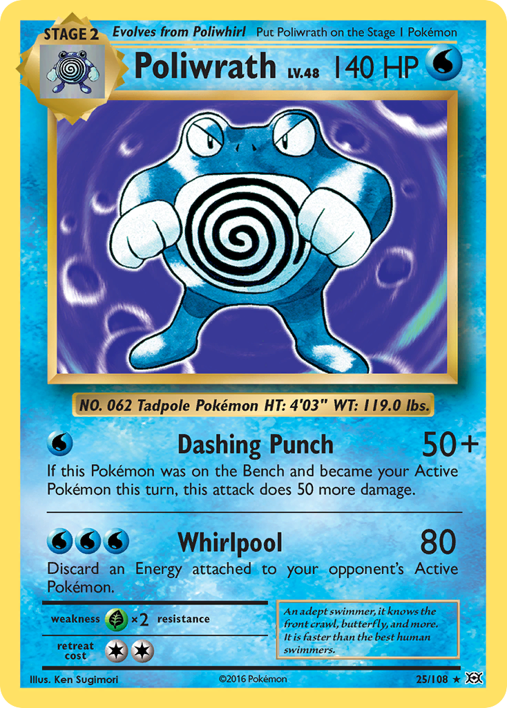 Poliwrath #25/108 - Evolutions