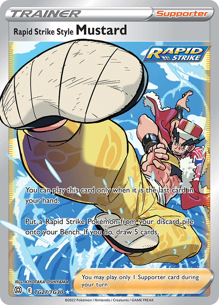Rapid Strike Style Mustard #TG27/30 - Brilliant Stars Trainer Gallery
