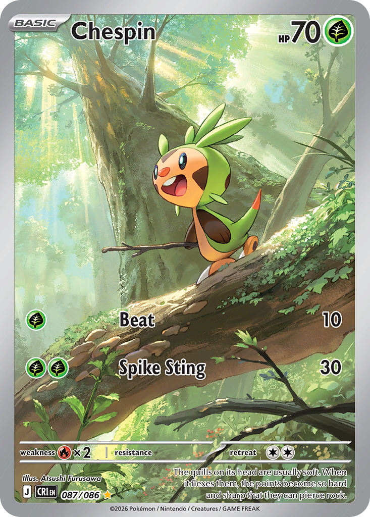 Chespin #87/86 - Chaos Rising