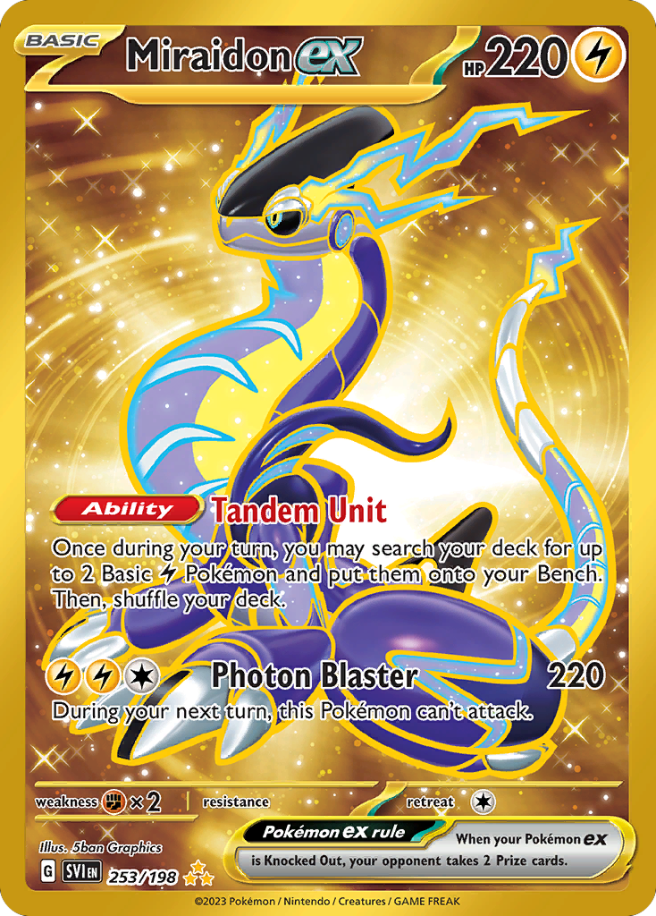 Miraidon ex #253/198 - Scarlet & Violet